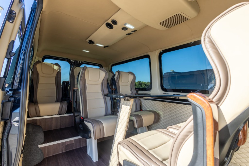 Rhodes Transfer 24 full Sprinter fleet — group transfer vehicles