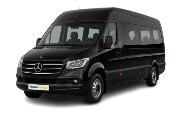 Mercedes-Benz Sprinter minibus — large group Rhodes airport transfer