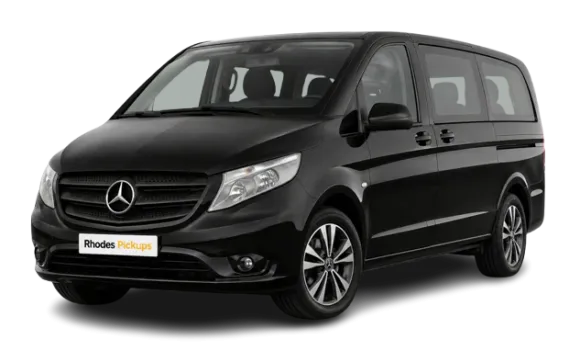 Mercedes-Benz V-Class minivan — family group transfer Rhodes airport